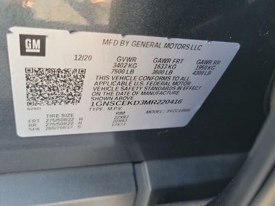 2021 Chevrolet Suburban RST