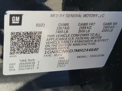 2021 Chevrolet Tahoe LT