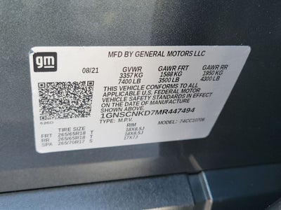 2021 Chevrolet Tahoe LT