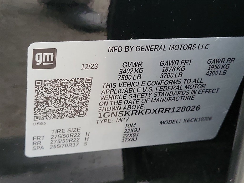 2024 Chevrolet Tahoe RST