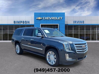 2019 Cadillac Escalade Esv Platinum Edition