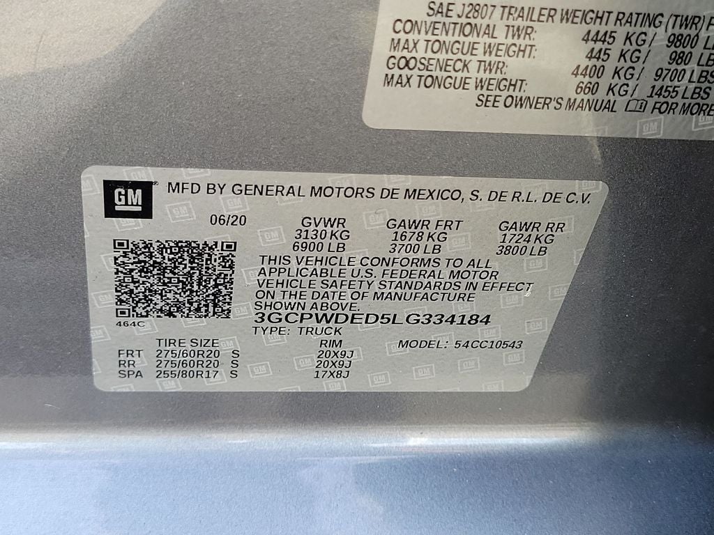 2020 Chevrolet Silverado 1500 RST