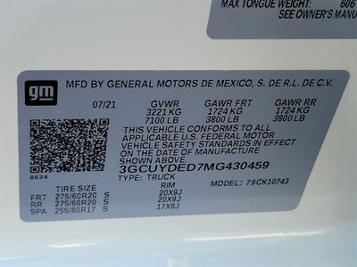 2021 Chevrolet Silverado 1500 LT