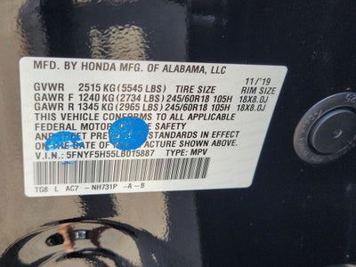 2020 Honda Pilot EX-L