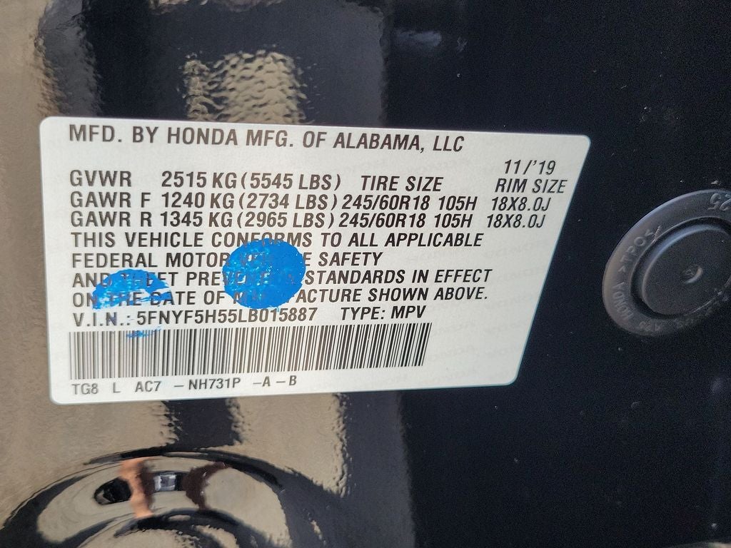 2020 Honda Pilot EX-L