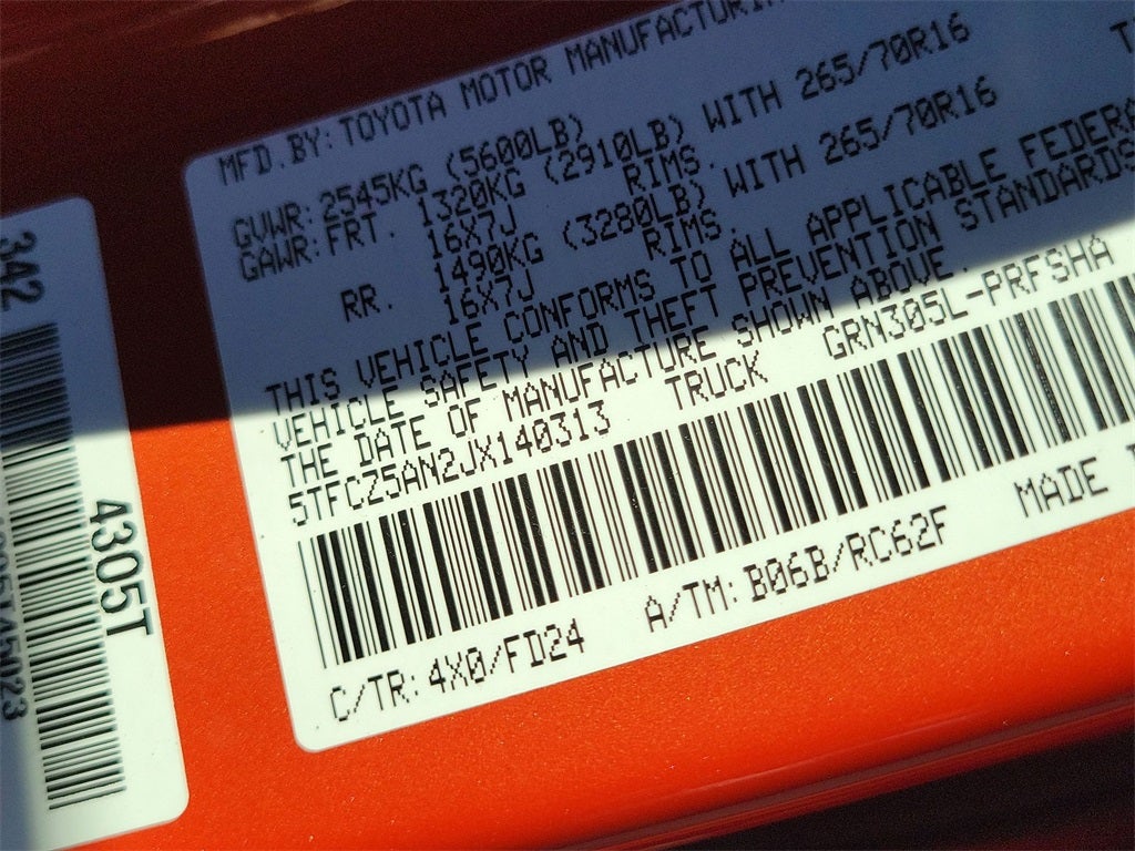 2018 Toyota Tacoma TRD Off-Road