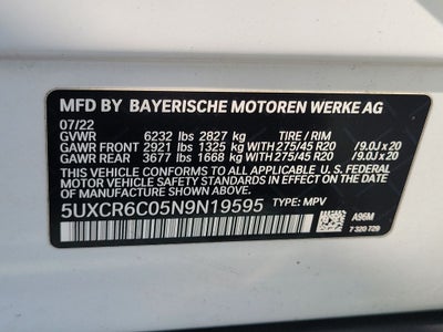 2022 BMW X5 xDrive40i