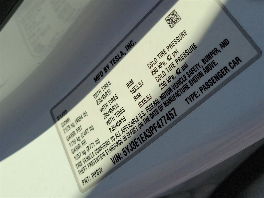 2023 Tesla Model 3 Base