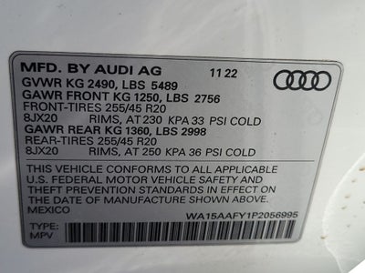 2023 Audi Q5 Sportback 45 S line Premium Plus