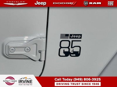 2026 Jeep Wrangler WRANGLER 4-DOOR 85TH ANNIVERSARY EDITION