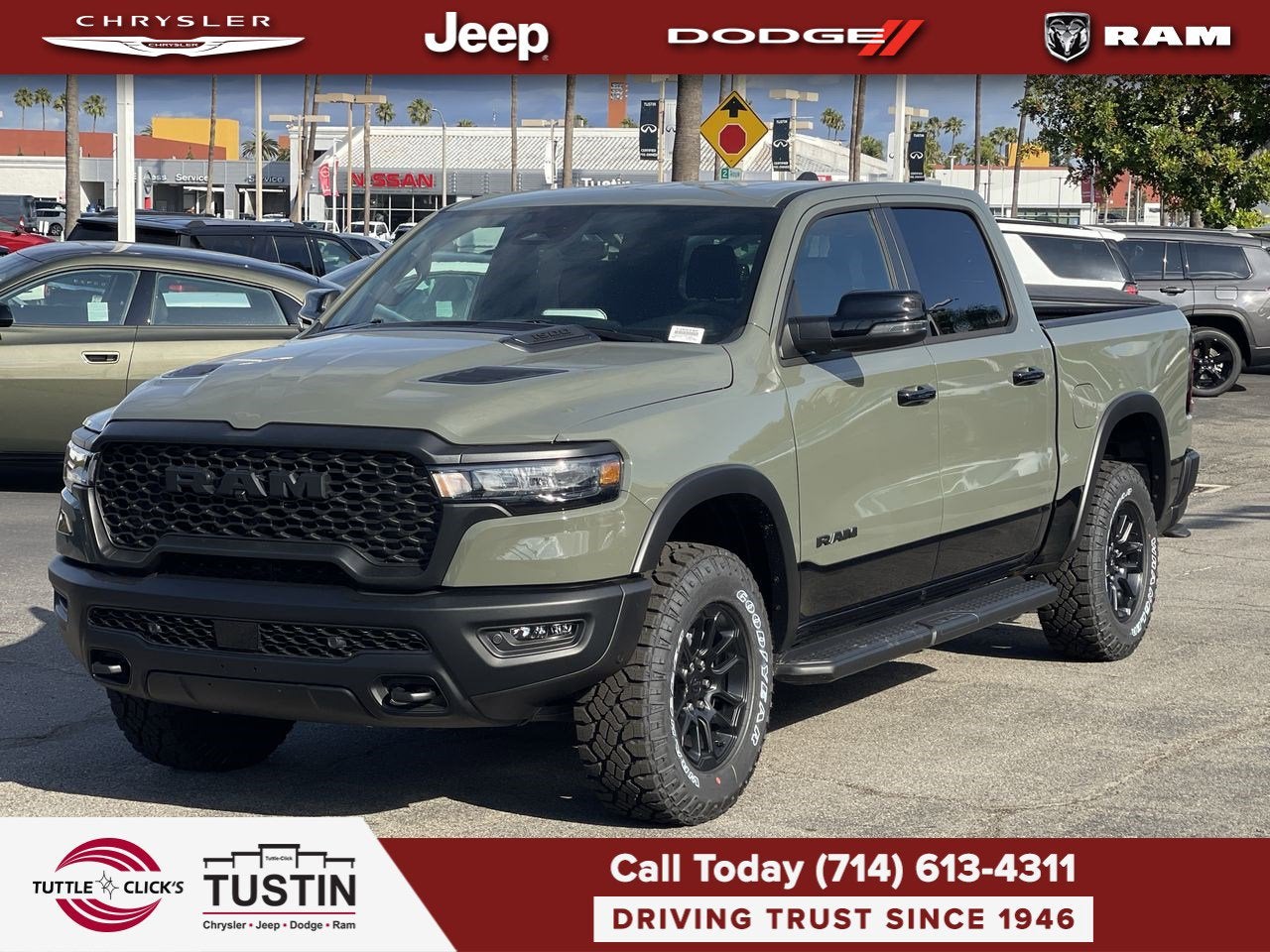 2026 RAM 1500 RAM 1500 REBEL CREW CAB 4X4 5'7' BOX