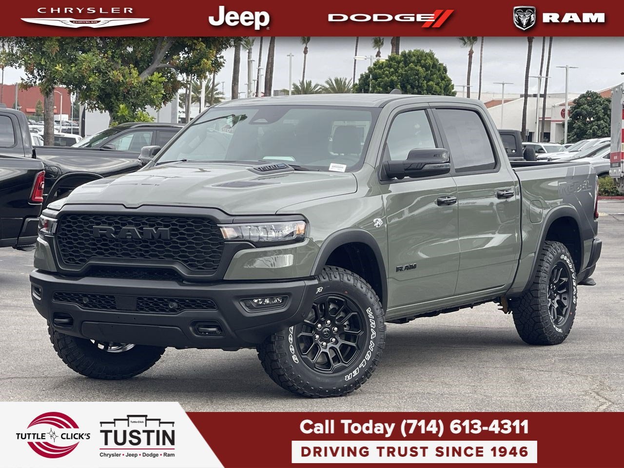 2026 RAM 1500 RAM 1500 REBEL CREW CAB 4X4 5'7' BOX