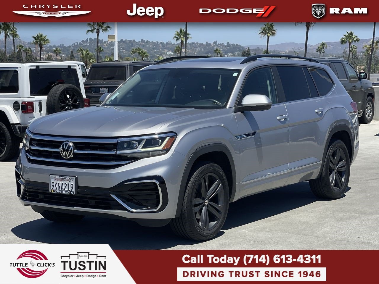 2021 Volkswagen Atlas 3.6L V6 SE w/Technology R-Line