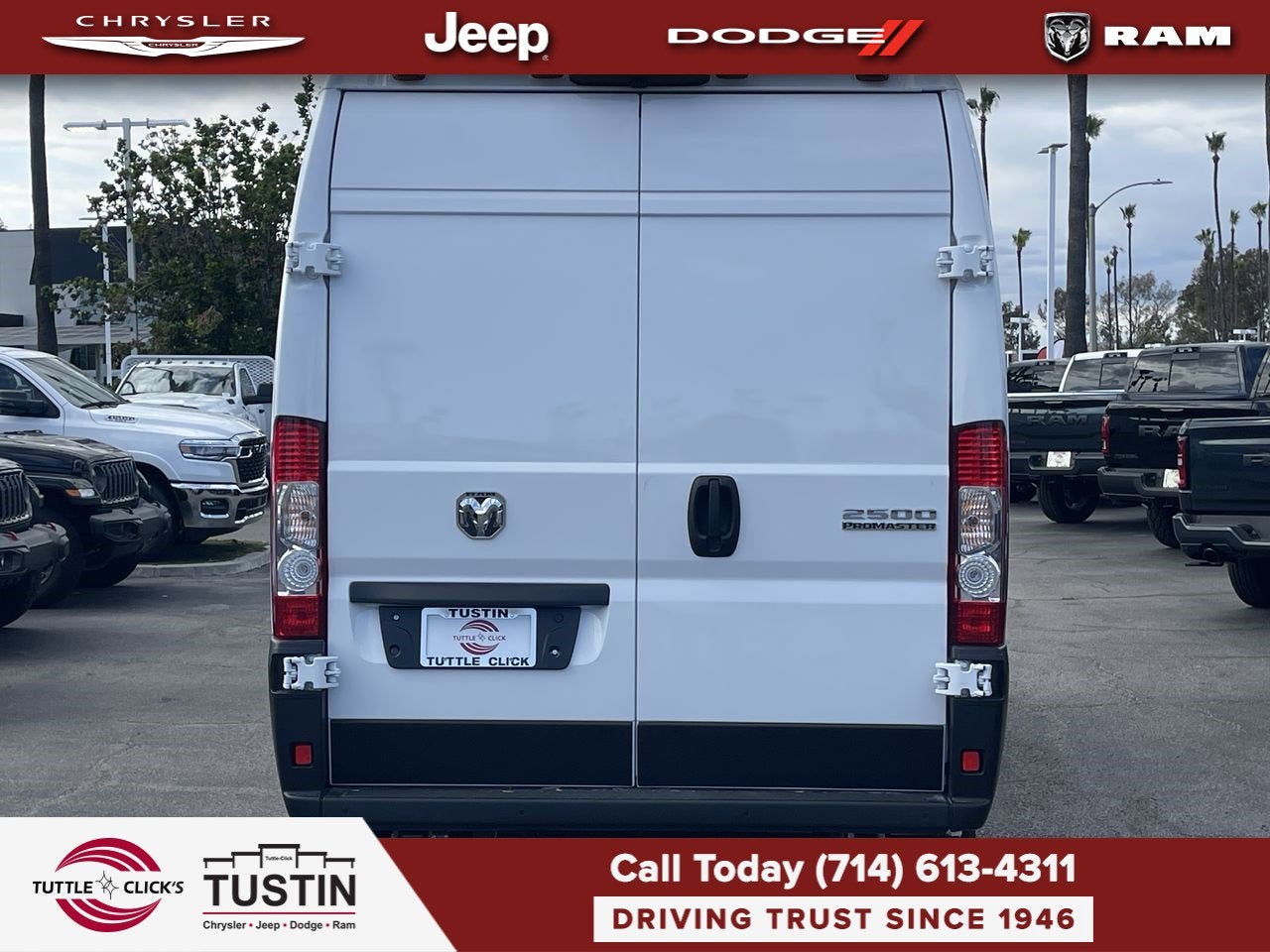 2026 RAM Ram ProMaster RAM PROMASTER 2500 TRADESMAN CARGO VAN HIGH ROOF 159' WB