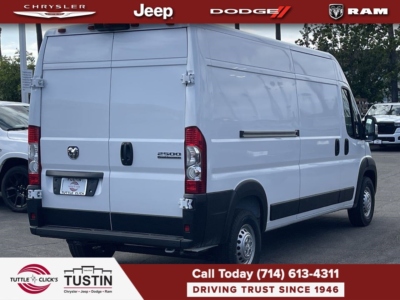 2026 RAM Ram ProMaster RAM PROMASTER 2500 TRADESMAN CARGO VAN HIGH ROOF 159' WB