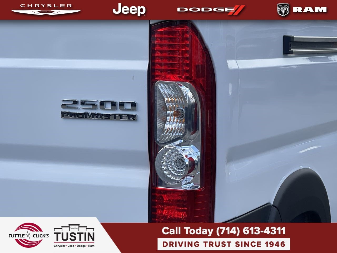 2026 RAM Ram ProMaster RAM PROMASTER 2500 TRADESMAN CARGO VAN HIGH ROOF 159' WB