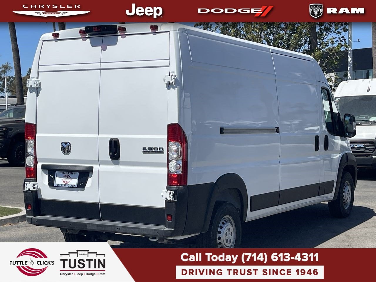 2026 RAM ProMaster Cargo Van Tradesman