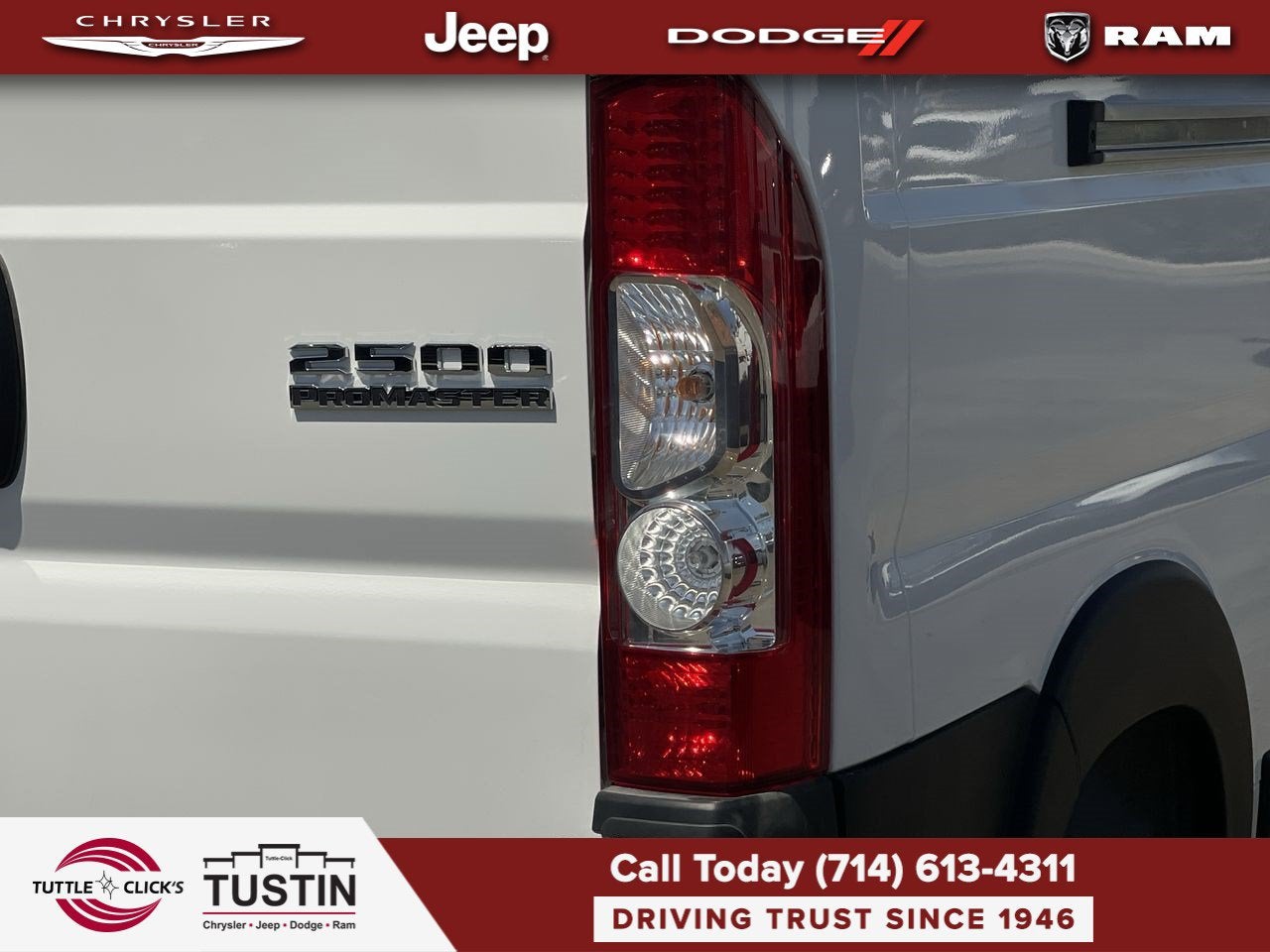2026 RAM ProMaster Cargo Van Tradesman