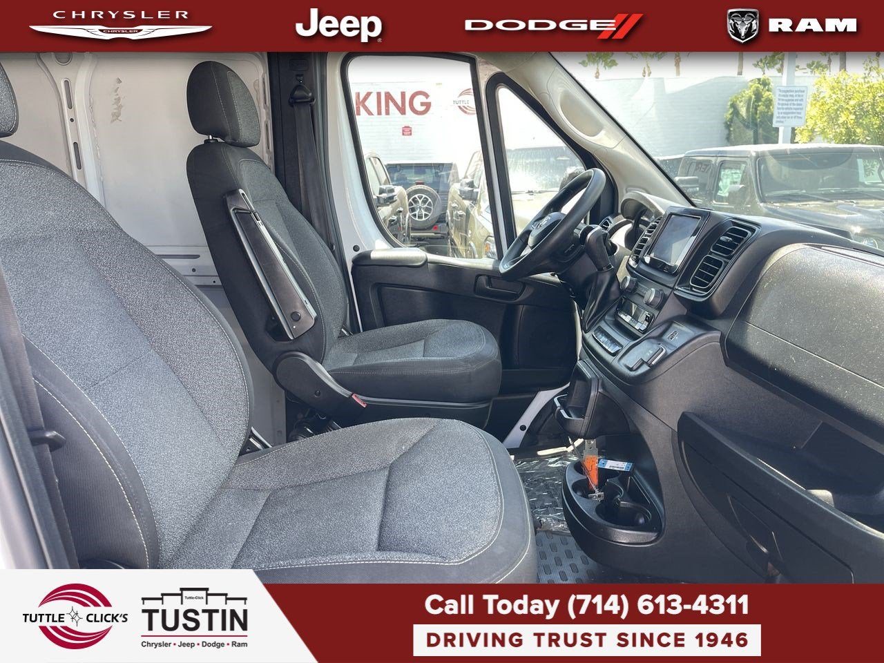 2025 RAM ProMaster 2500 Cargo Van Tradesman High Roof 159' WB w/Pass Seat
