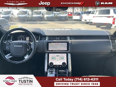 2018 Land Rover Range Rover 4DR SUV V8 SC SWB
