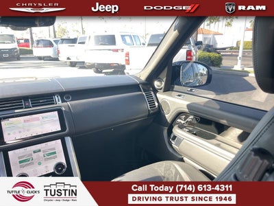 2018 Land Rover Range Rover 4DR SUV V8 SC SWB