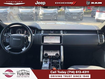 2018 Land Rover Range Rover 4DR SUV V8 SC SWB
