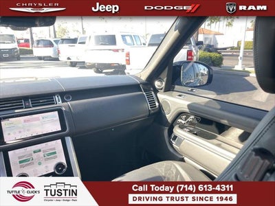 2018 Land Rover Range Rover 4DR SUV V8 SC SWB