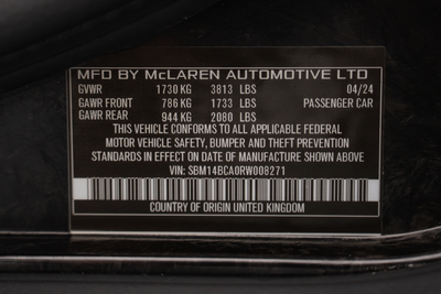 2024 McLaren 750S Spider 750S Spider