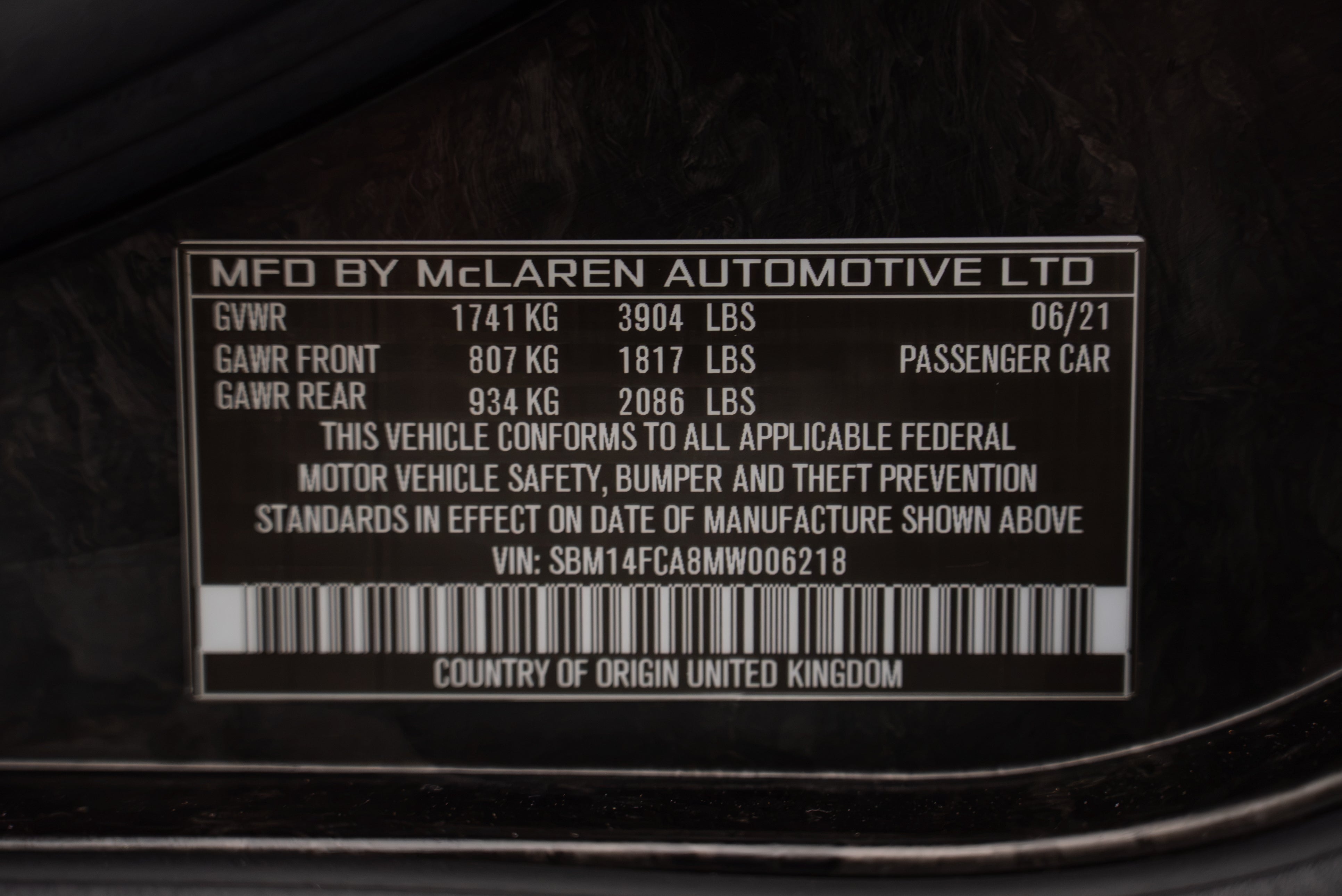 2021 McLaren 720S Spider Performance