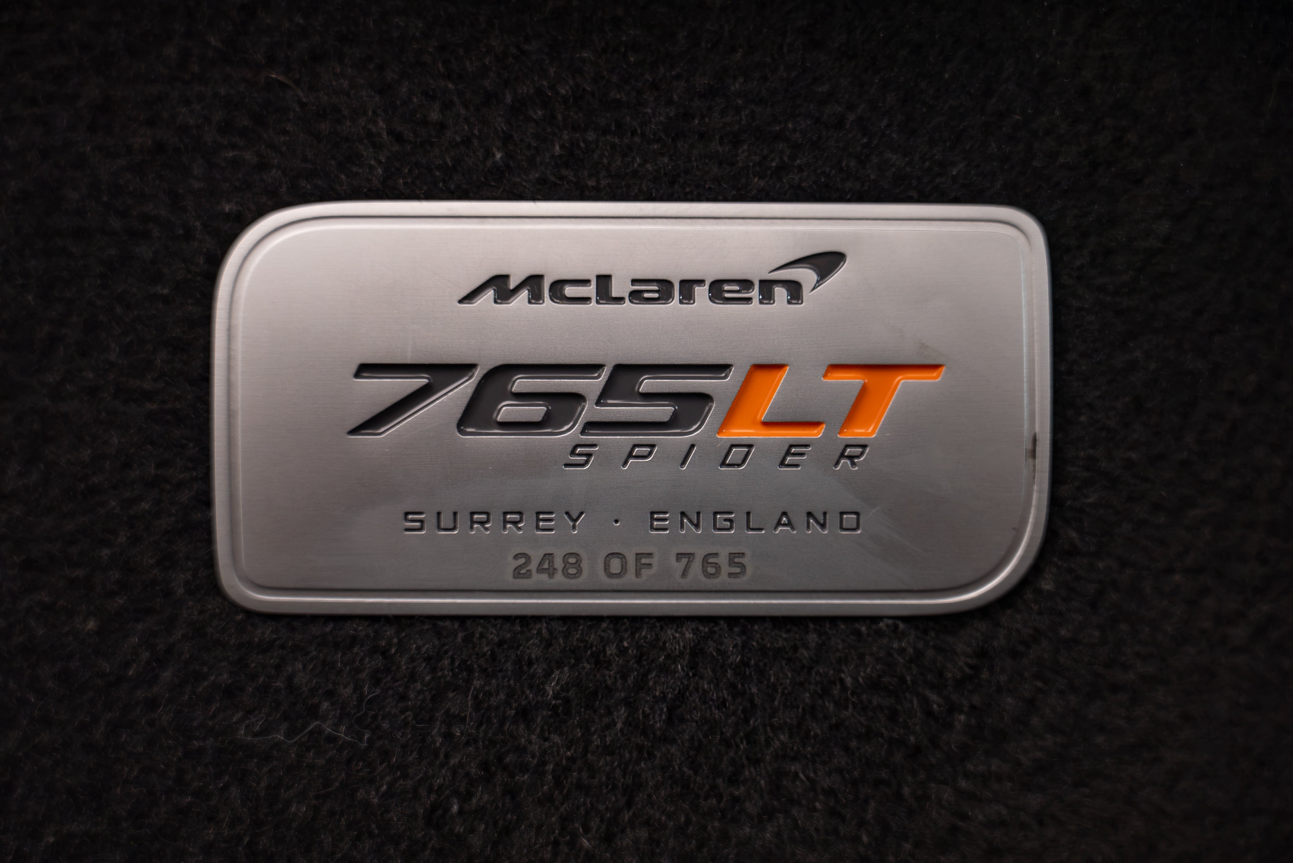 2022 McLaren 765LT Spider Spider