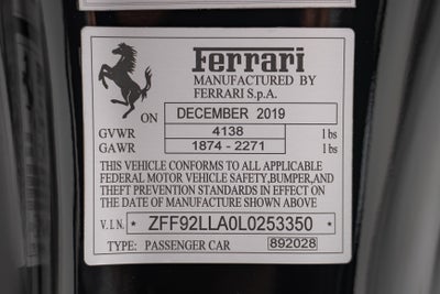 2020 Ferrari F8 Tributo Base