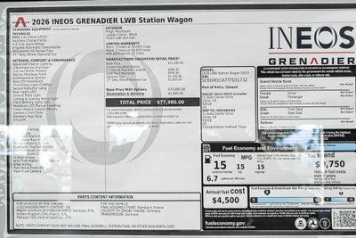 2026 INEOS Grenadier Base