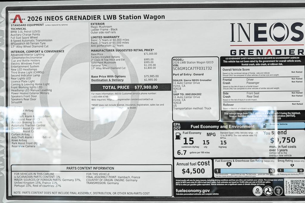 2026 INEOS Grenadier Base