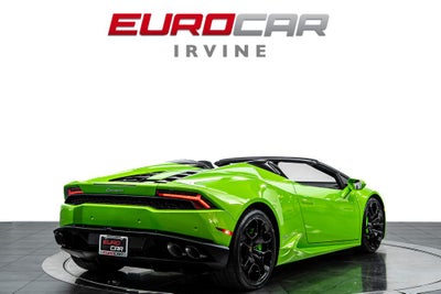 2017 Lamborghini Huracan LP610-4 Spyder *FULL ELECTRIC SEATS * FRONT LIFT*