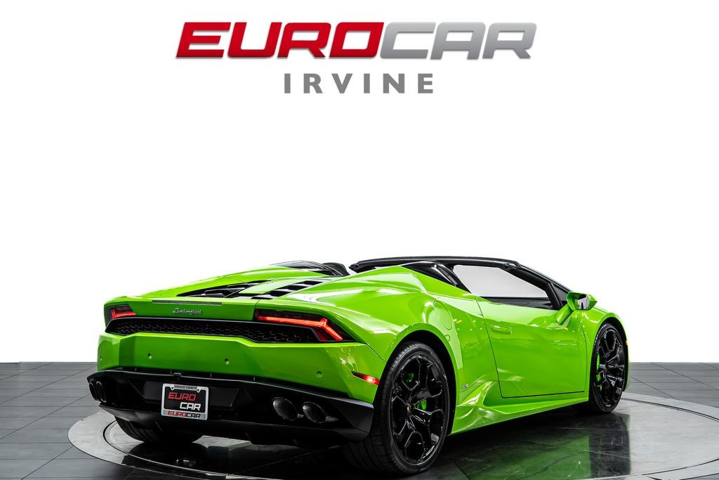 2017 Lamborghini Huracan LP610-4 Spyder *FULL ELECTRIC SEATS * FRONT LIFT*