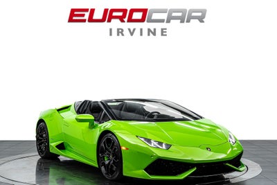 2017 Lamborghini Huracan LP610-4 Spyder *FULL ELECTRIC SEATS * FRONT LIFT*